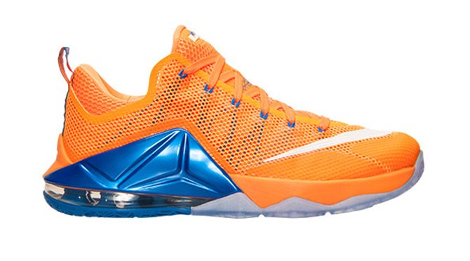 lebron-12-low-orange-blue | Basket Infos