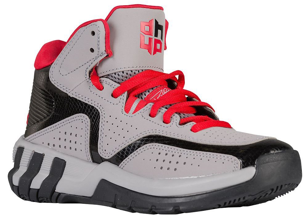 adidas-d-howard-6-boys-grey-black-red | Basket Infos