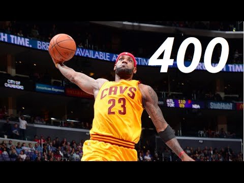 Le Top 400 dunks de LeBron James | Basket Infos