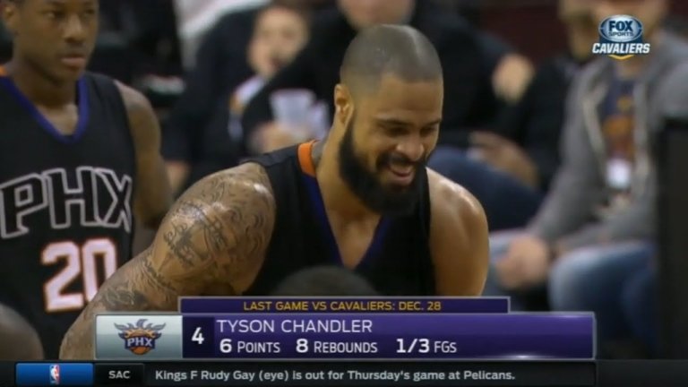 Tyson Chandler se marre et lâche un horrible airball