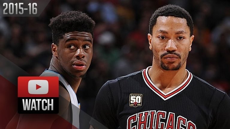 Les highlights du duel Derrick Rose (30 pts, 8 asts) – Emmanuel Mudiay (22 pts)
