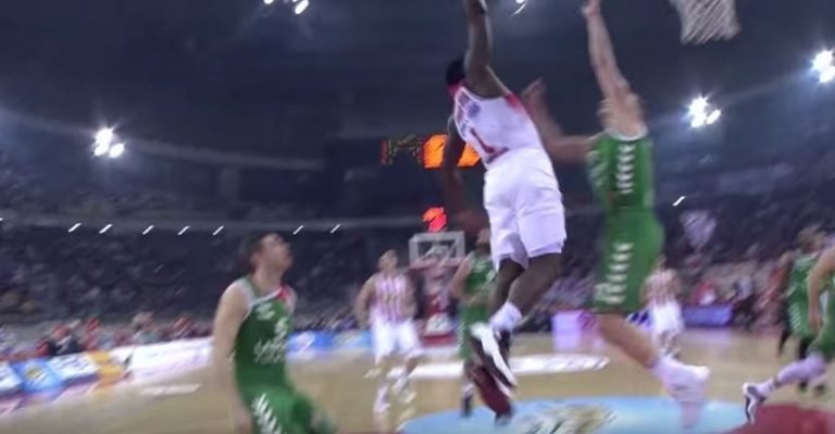 Top 10 Euroleague: l&rsquo;énorme poster en contre-attaque de Darius Johnson-Odom (1,88m) !