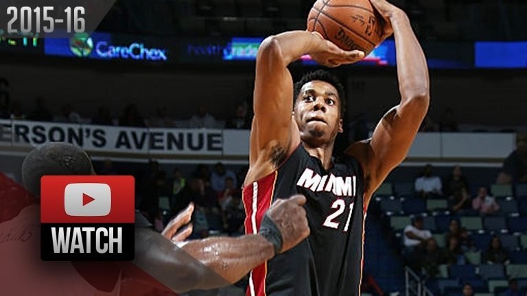 Les highlights d&rsquo;Hassan Whiteside (24 pts, 14 rebs), Dwyane Wade (25 pts, 7 rebs) et Amar&rsquo;e Stoudemire (16 pts, 9 rebs)