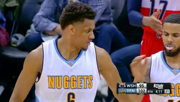Les highlights d&rsquo;Axel Toupane (8 pts, 2 ctrs, 3 ints) contre Washington