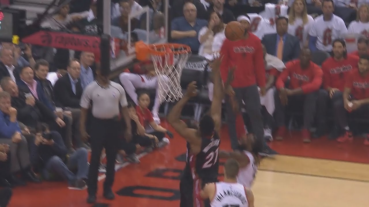 Le contre d’Hassan Whiteside sur DeMarre Carroll | Basket Infos