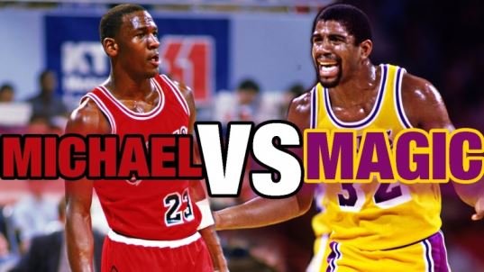 Il y a 38 ans Michael Jordan et Magic Johnson s&rsquo;affrontaient pour la première fois