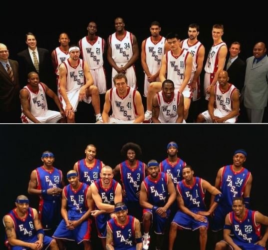 Quiz : Peux-tu donner les années de ces All-Star Games NBA ?