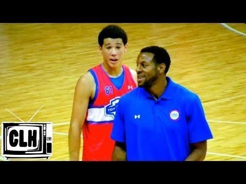 Archives : Devin Booker, 16 ans, en 1 contre 1 contre Andre Iguodala | Basket Infos