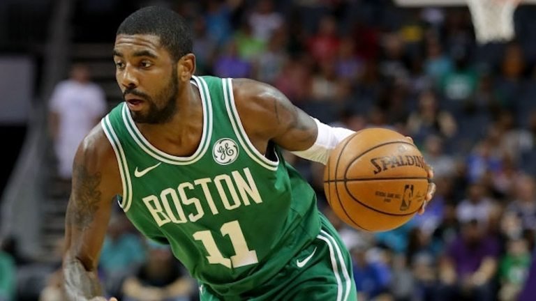 Kyrie Irving : « les bannières nous rappellent la culture de la gagne de Boston »