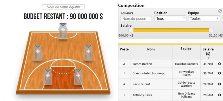 Jeu de l’entraîneur NBA : Les bons plans du soir; Plus de 6 000€ en jeu