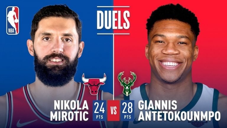 Le duel Nikola Mirotic – Giannis Antetokounmpo