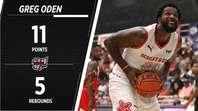 Vidéo : Greg Oden a fait son retour sur les parquets lors du TBT