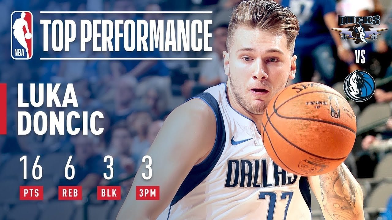Pré-saison NBA – Les highlights du premier match de Luka Doncic | Basket Infos