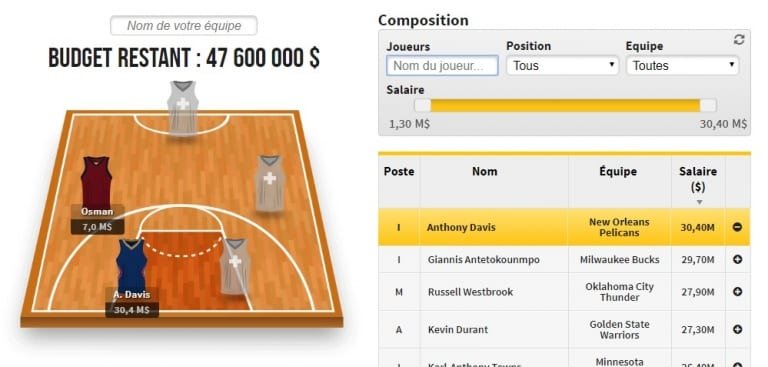 Jeu de l&rsquo;entraîneur NBA : Quel bon coup ce soir ?