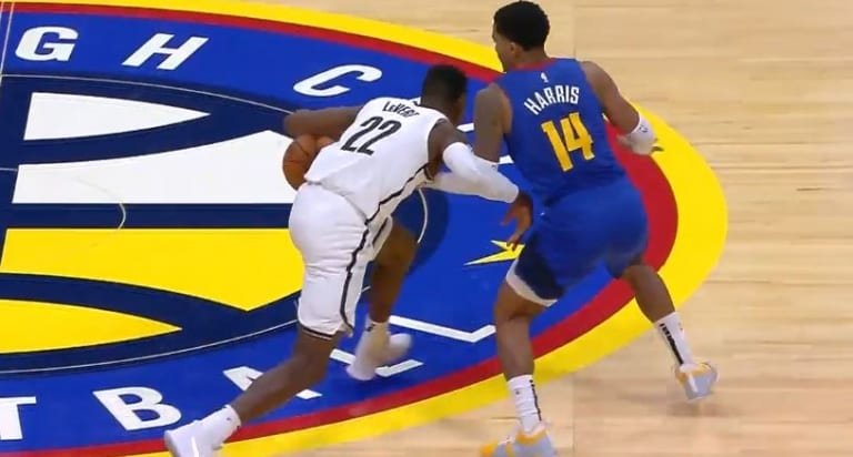 Le game winner de Caris LeVert à Denver !