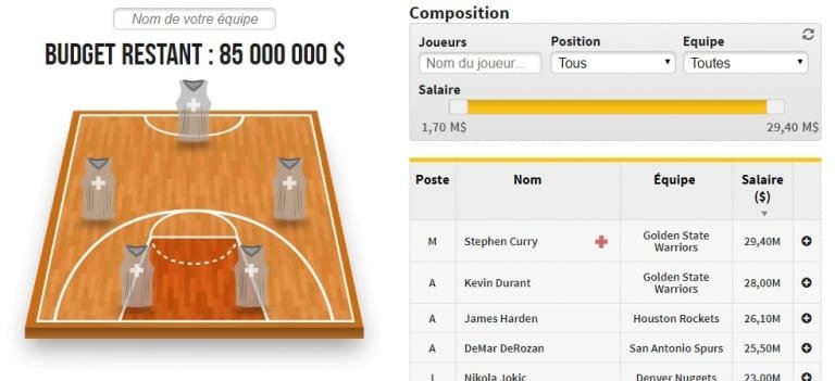 Jeu de l&rsquo;entraîneur NBA : 3 bons plans pour ce soir
