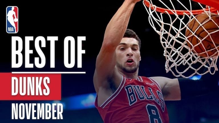 Les meilleurs dunks du mois de novembre en NBA