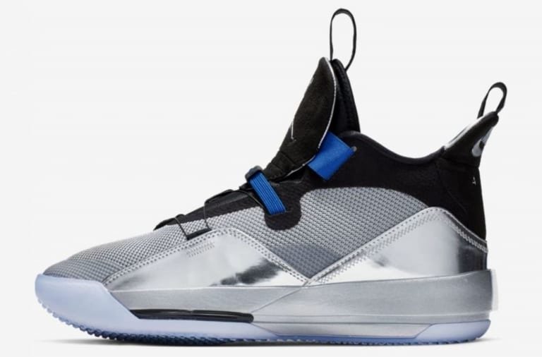 Kicks : Les Air Jordan 33 « Metallic Silver »