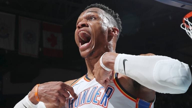 Le trash talk version Russell Westbrook (alias Westbrick) vs Jusuf Nurkic (alias le clown), à grands éclats de rire