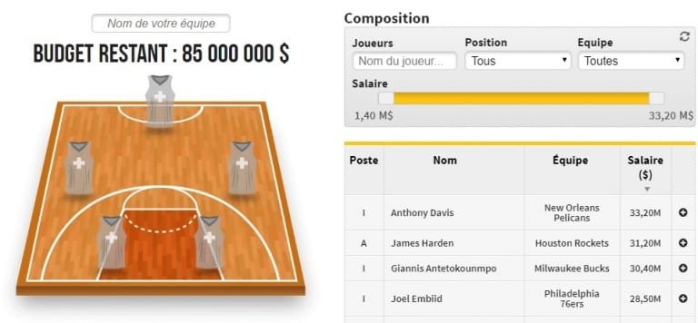 Jeu de l&rsquo;Entraîneur NBA : Qui sélectionner pour vos 5 ? Qui éviter ?