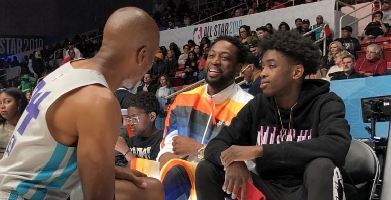 Dwyane Wade et Zaire et Ray Allen | Basket Infos