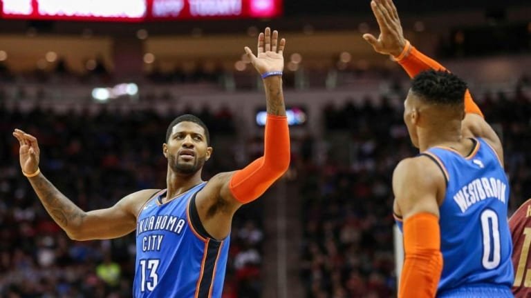 Paul George et Russell Westbrook | Basket Infos