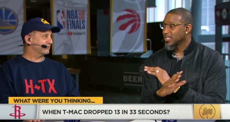 À l&rsquo;époque, Jeff Van Gundy n&rsquo;avait pas franchement kiffé les 13 pts en 33 secondes de Tracy McGrady