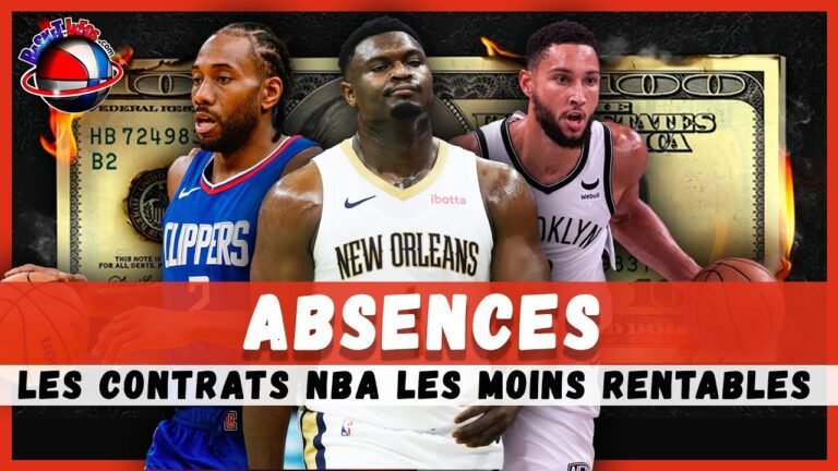 Braqueurs : Les 10 joueurs aux pires ratios dollars gagnés/matchs joués