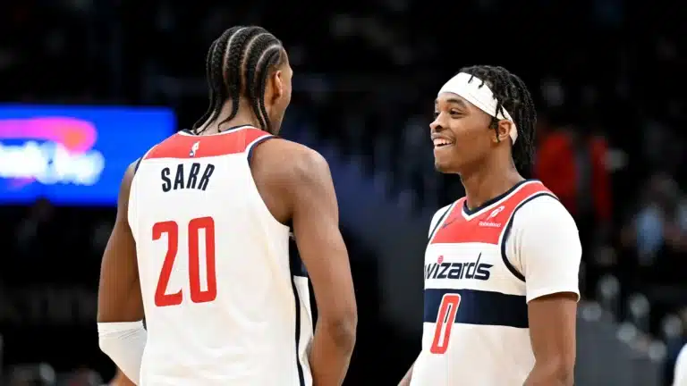 Alex Sarr et Bilal Coulibaly évoquent A.J. Dybantsa, Trae Young et Anthony Davis